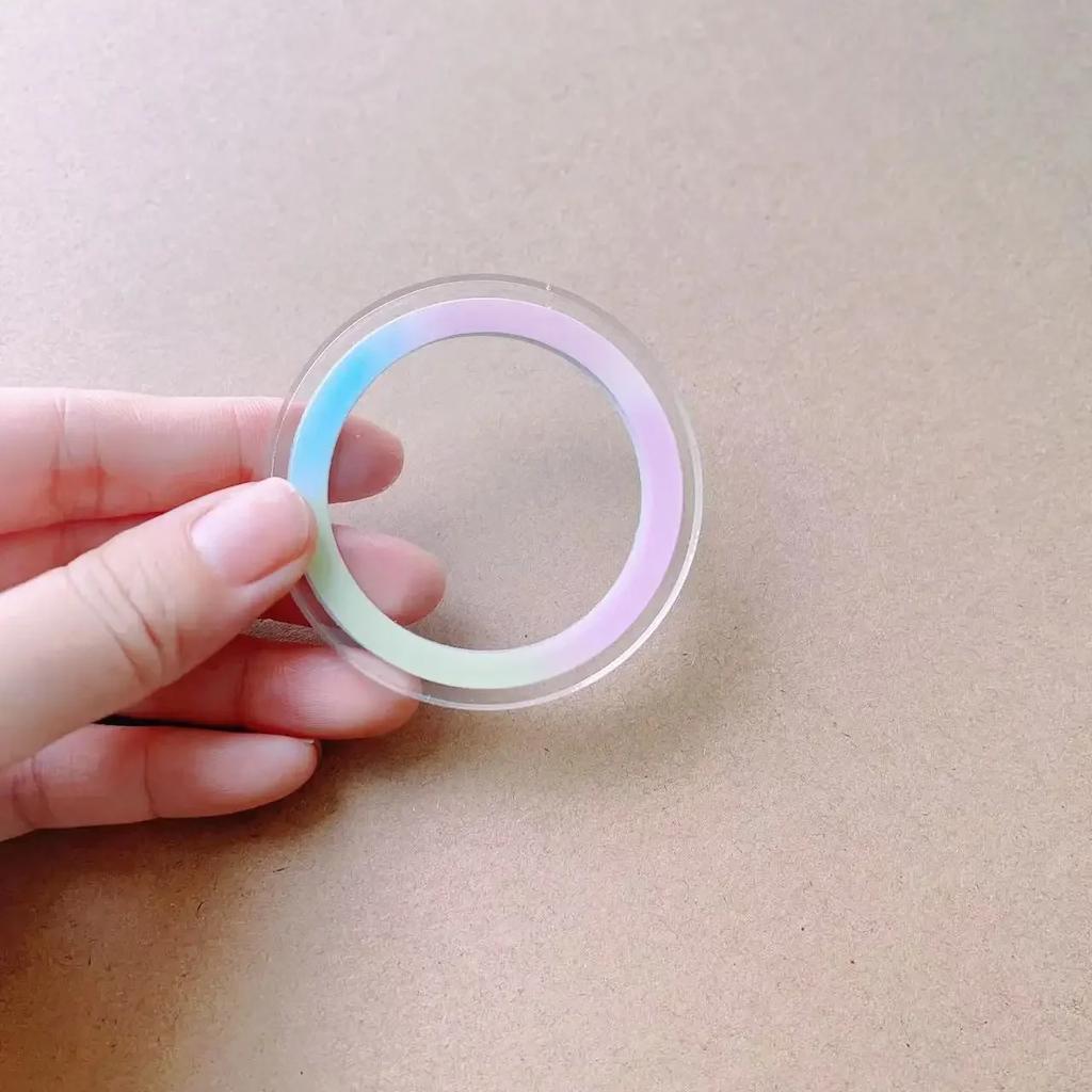 Круглая магнитная наклейка Macsafe для iPhone 15 14 Pro Max Samsung Magsafe Socket Pocket Grip Bracket Expanding Stand Holder