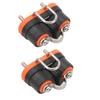 2PCS Cam Cleat Ball Bearing Marine Boat Fast Entry Rope Cam Cleat Wire Fair Sailing Sailboat