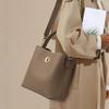 New Crossbody Women's Bag Bucket Bag Genuine Leather One Shoulder Versatile Handbag Commuting Bag