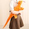 100cm Simulation Giant Colorful Long Lizard Plush Doll Orange Green Brown Lying Reptile Plush Toy Home Decoration Gift for Boys