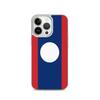 Coque iPhone - Drapeau Laos - iPhone 13 Pro - Souple - Protection Complète - Multicolore