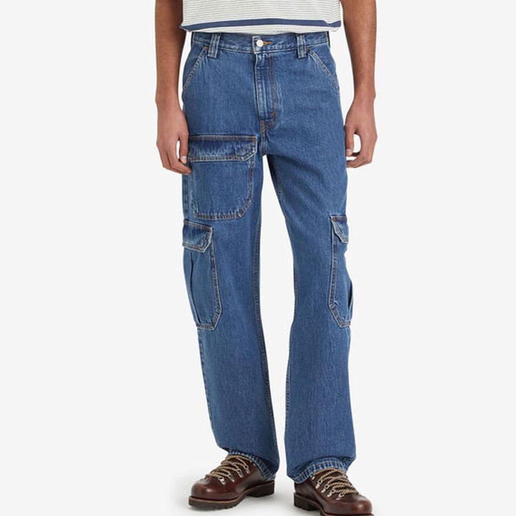 Levi's Мужские брюки карго Индиго Умеренные A7368-0007