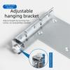 Exposed Mounting Cabinet Support Rack Heavy Duty Wall Connectors Hardware  Wardrobes Installation