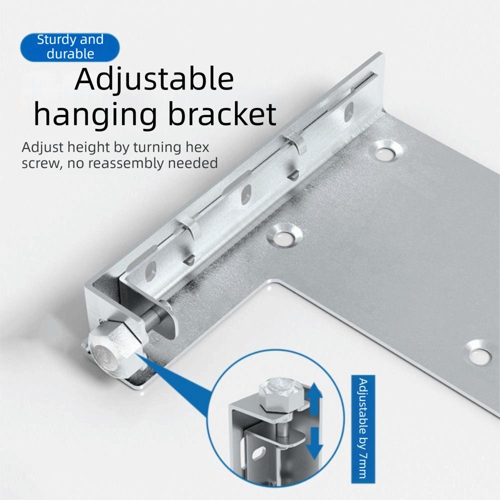 Exposed Mounting Cabinet Support Rack Heavy Duty Wall Connectors Hardware Wardrobes Installation