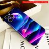 2DFlat Neon Moonscape Cityscape Wallpaper All inclusive film hard iPhone case, compatible with iPhone 18 Pro Max 17 16 15 14 13 12 11