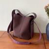 Chic Casual Style Soft Touch Bucket Tote Large Suede Ear Strap Shoulder Bag