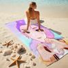 1pc KPop Demon Hunters RUMI2 Beach Towel, Comfortable and Thick, and Swimming/Bath/Picnic/Camping Towel, Suitable for Seaside Beaches