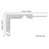 Multi-Function Book Cover Guide 5-in-1 Gauge Ruler Durable Book Cover Positioning Ruler