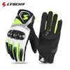 CE Certified Carbon Fiber Motorcycle Gloves LYSCHY Summer Breathable Mesh Anti-Slip Protection Racing Riding Glove for Unisex