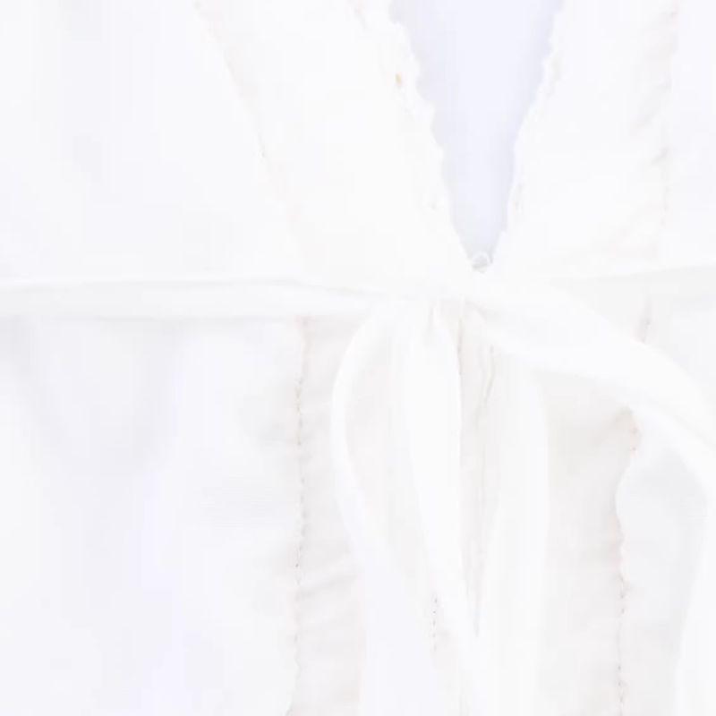 Kaslead New Women Clothes Western Style Fashion Pure Desire Wind Bow Decoration Vacation Sling Dress