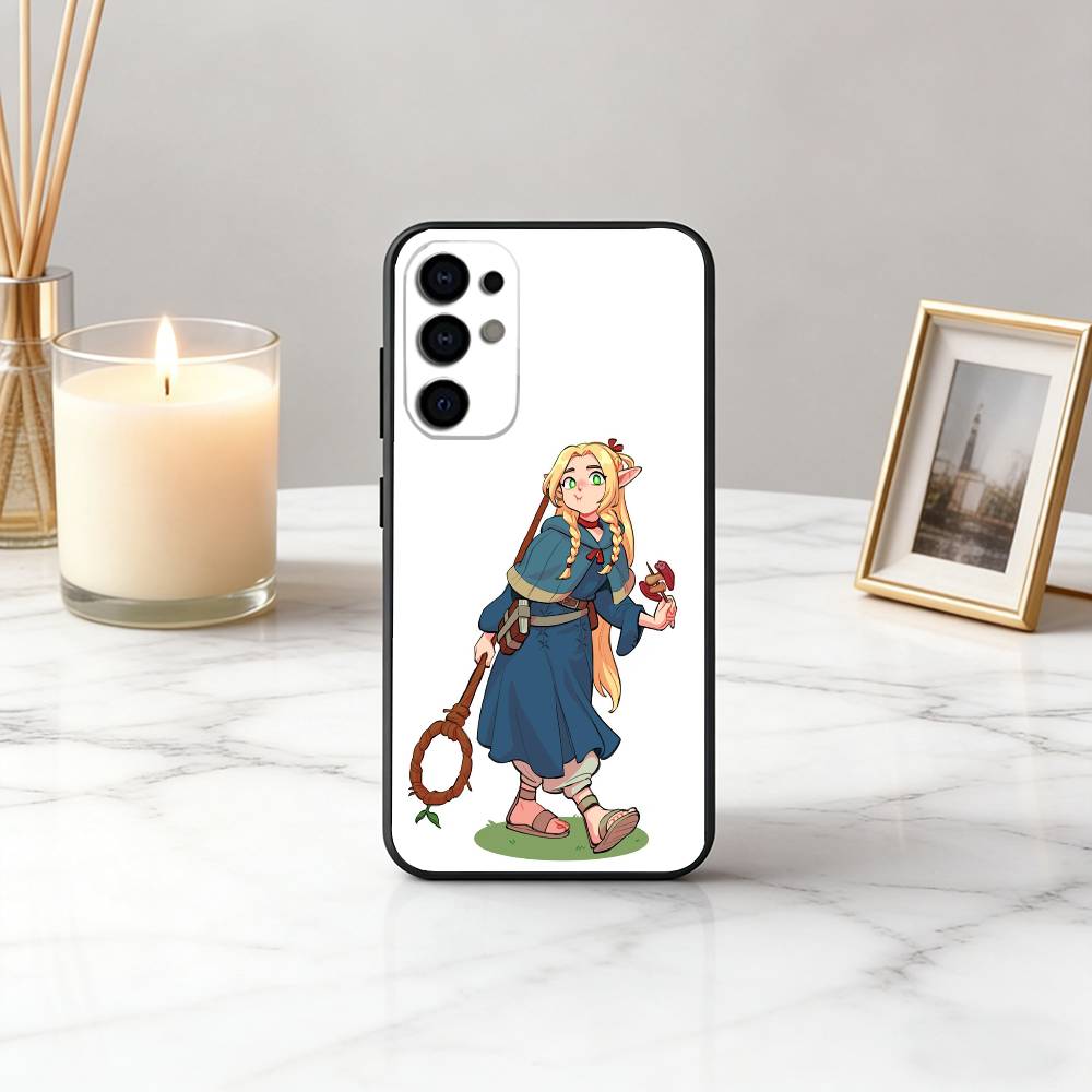 Вкусный в M-Marcille D-Donato Чехол для телефона Dungeon для Samsung S25,S24,S21,S22,S23,S30,Ultra,S20,Plus, Мягкий силиконовый Черный чехол