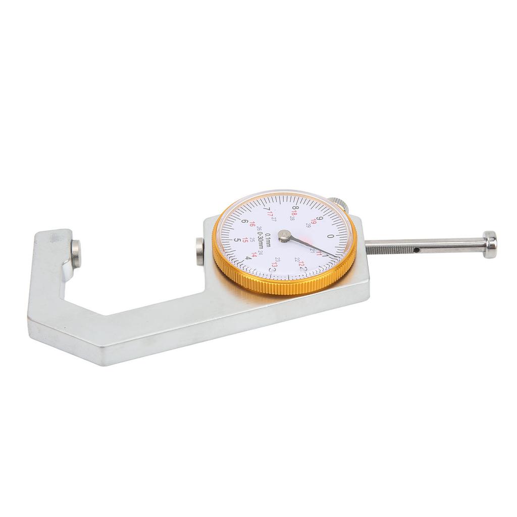 Thickness Gauge Handheld Flat Head High Accuracy 0‑30mm 0.1mm Thickness Measurement Tool for Jewelry