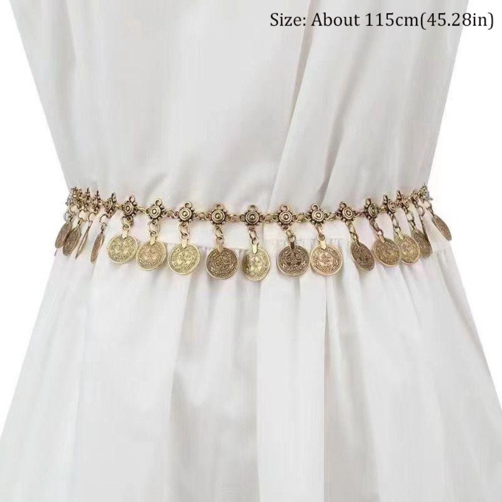 Tassels Coin Belly Chain Retro Body Jewelry Fashion Waist Chains for Women