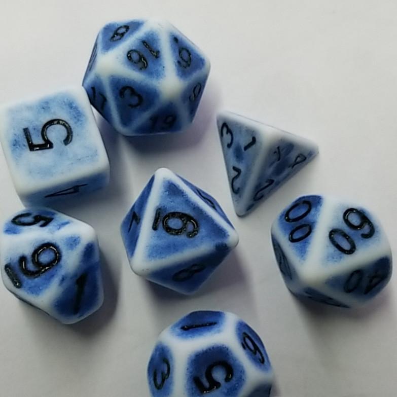 7 шт./лот, многогранные игральные кости из смолы D&D D4 D6 D8 D10 D% D12 D20, многогранные игральные кости TRPG, настольные игры