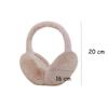 Solid Color Plush Ear Warmer Folding Ear Cover New Earflap  Outdoor