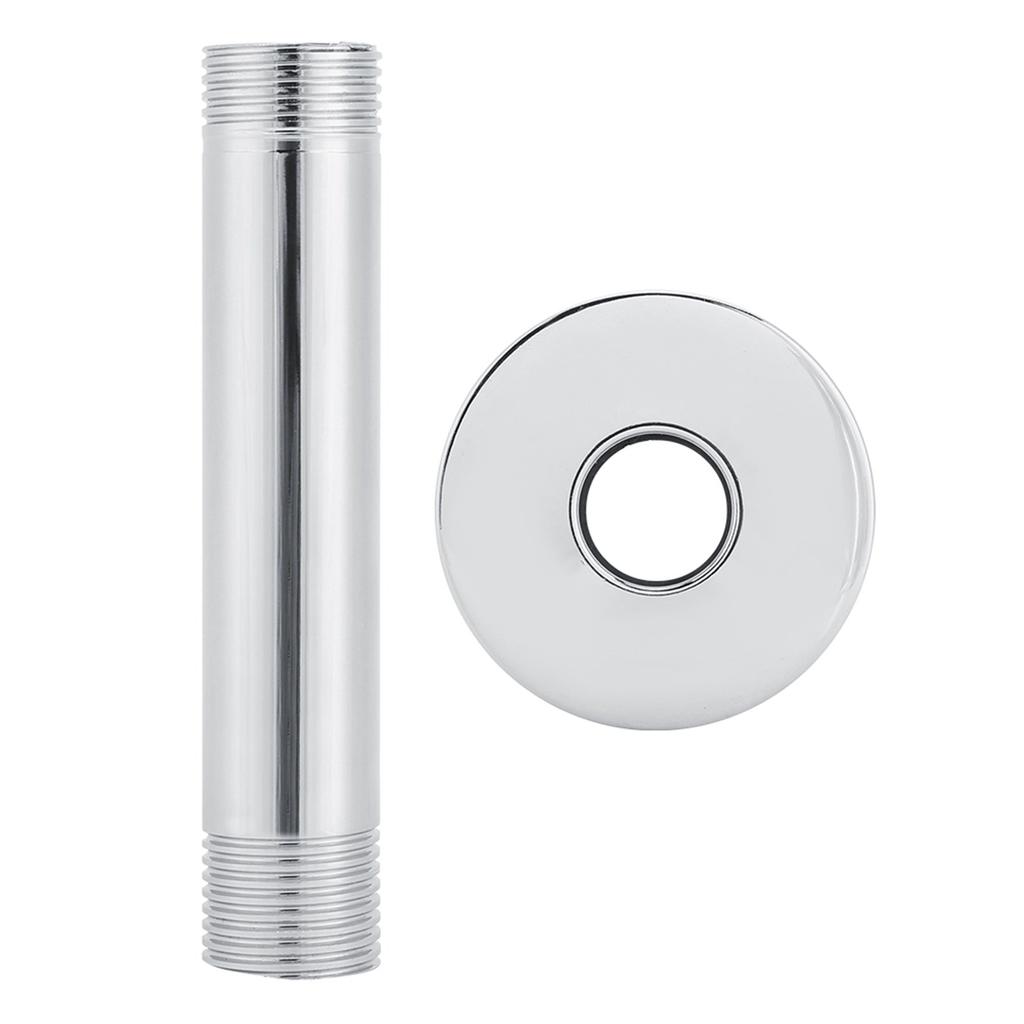 G1/2in Ceiling Mounted Stainless Steel Top Shower Arm Bathroom Shower Accessories