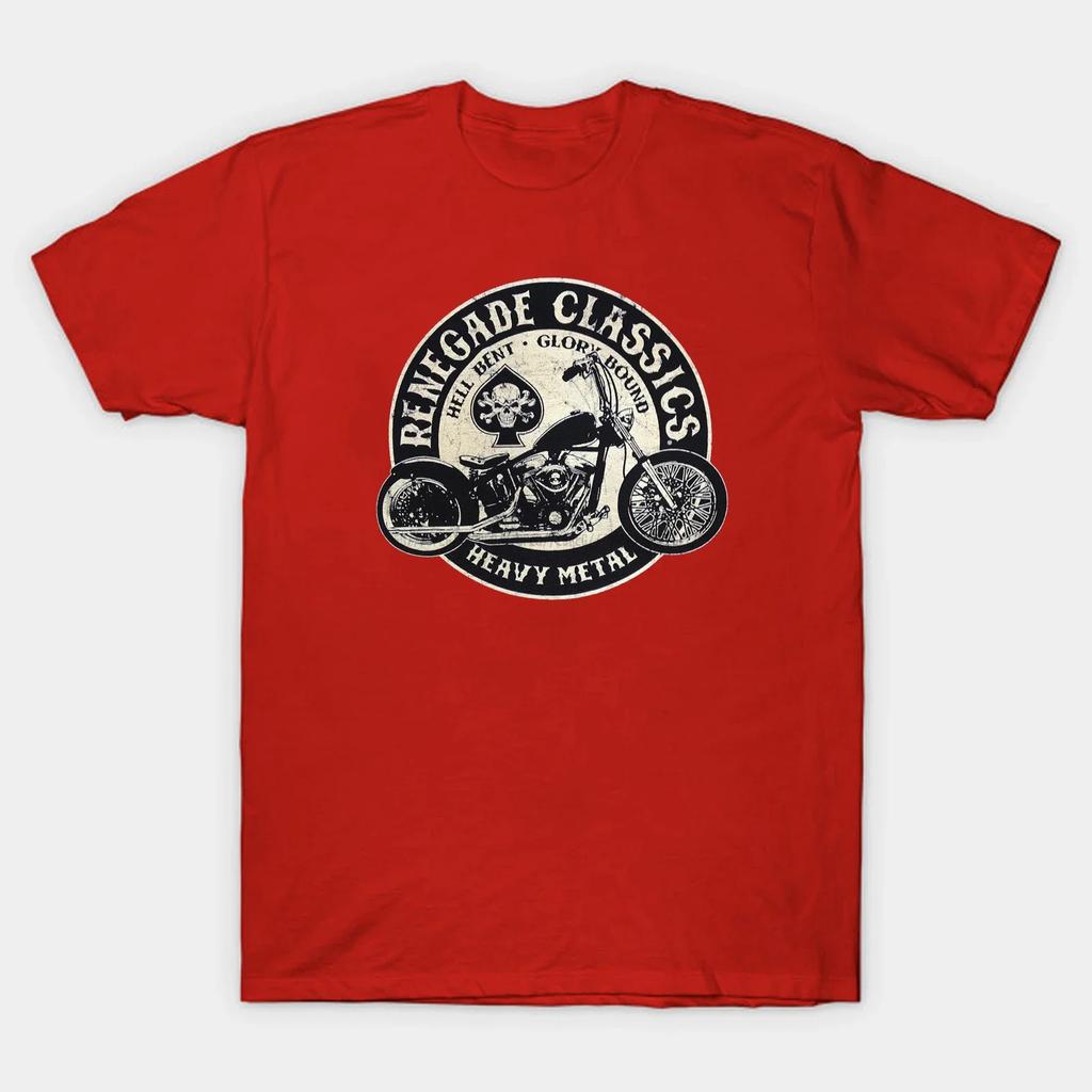 Vintage Motorcycle Heavy Metal Rock Motorcyclists T-Shirt 100% Cotton O-Neck Summer Short Sleeve Casual Mens T-shirt Size S-3XL