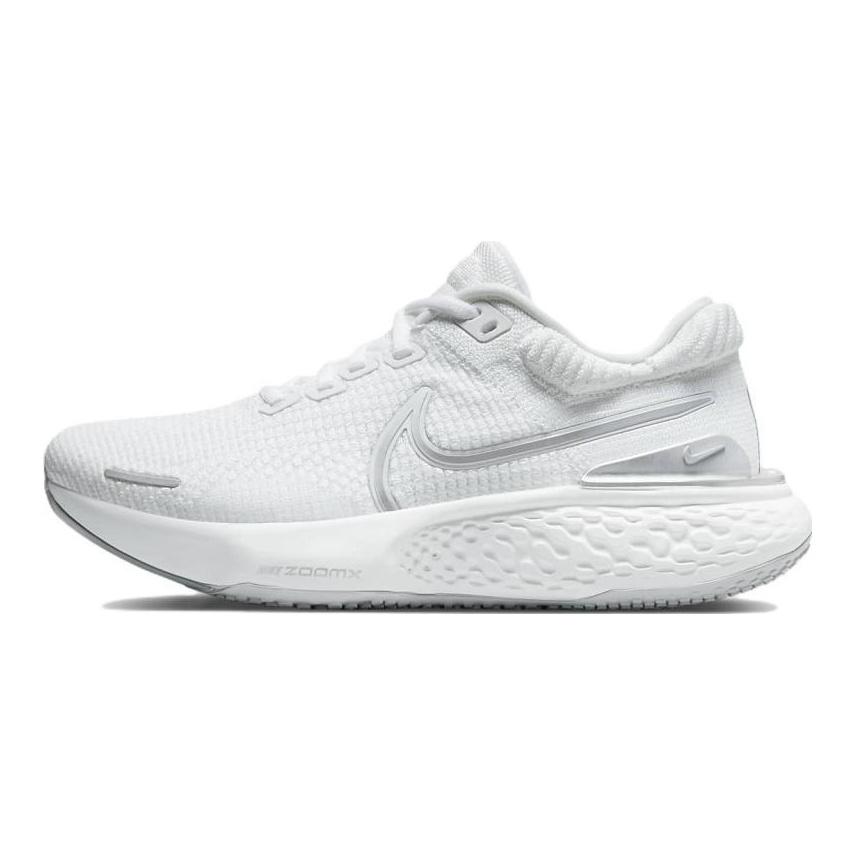 Nike Женские кроссовки ZoomX Invincible Run Flyknit 2 'Белый Металлик Серебристый' повседневные DC9993-101