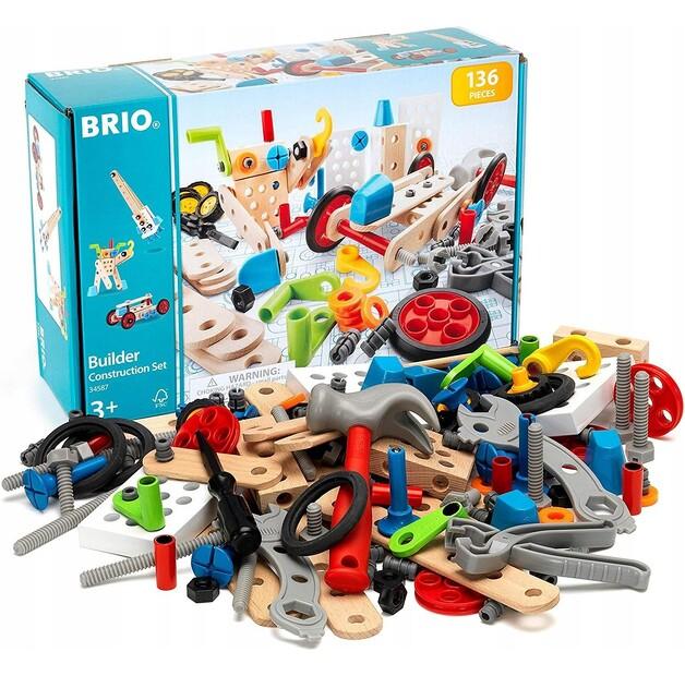Конструктор Brio Builder зестав мастера, 136 деталей