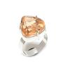Natural Morganite Gemstone 925 Sterling Silver Jewelry Ring Size 7.5 T1y31