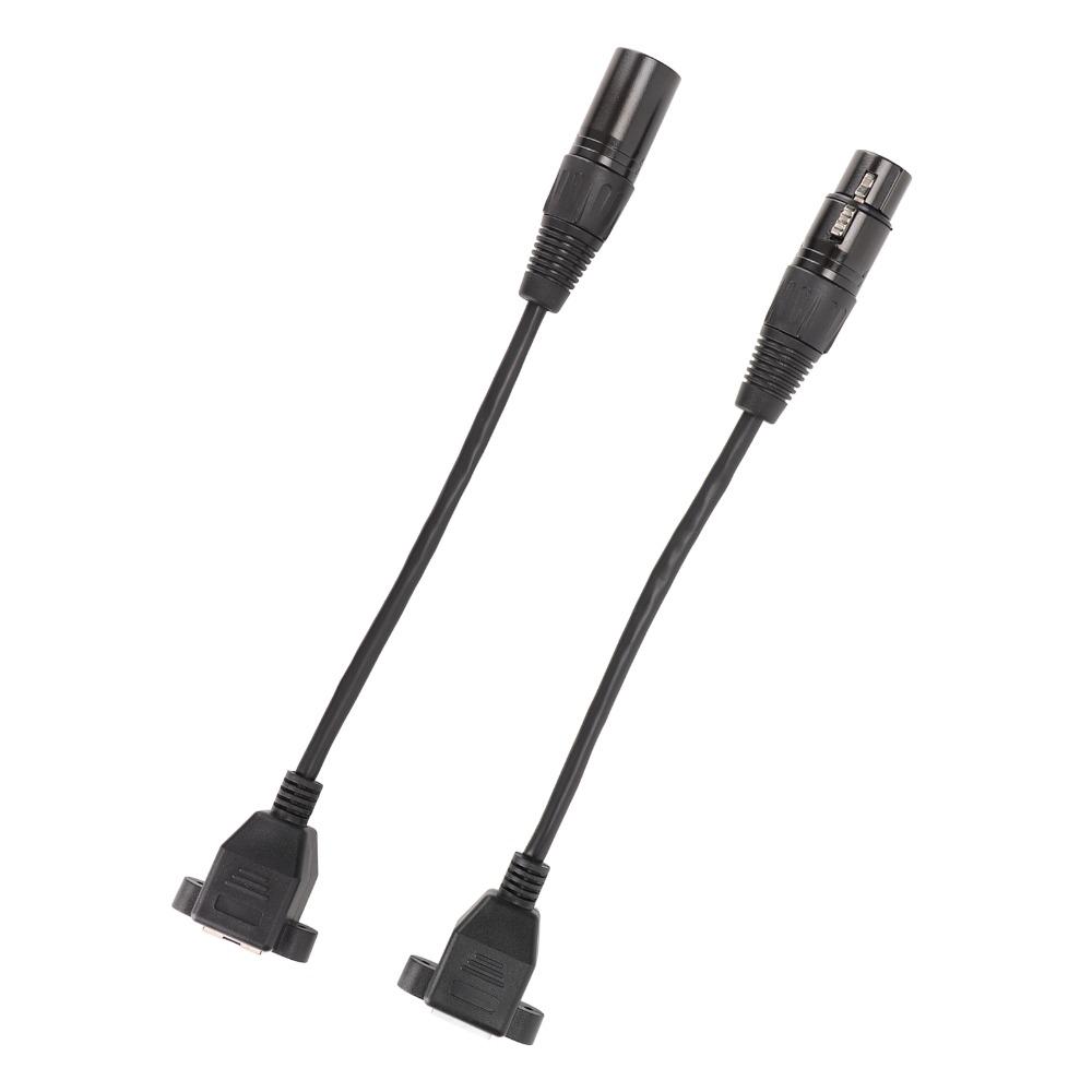 2PCS Plug and Play XLR3 to RJ45 Female Cable for LED Strip Recording Studio Recording Studio