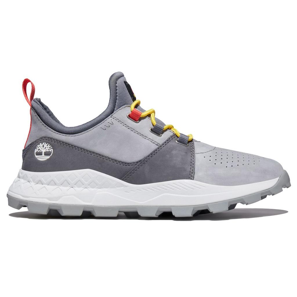 Timberland Brooklyn Series Trendy Lightweight Shock Absorbing Durable Breathable Low Top Outdoor Functional Shoes Men Shoes Gray White A2HTM085