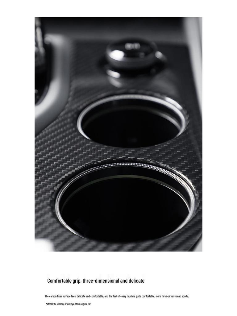 Zeekr 001 Center Console Real Carbon Fiber Sticker (2021-2025)