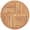 Garden Set 5 Pieces Brown Solid Wood Teak