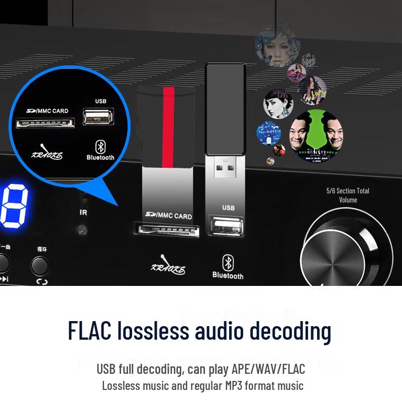 SAST VD-202 HIFI AV Bluetooth Усилитель мощности (Китайская версия)