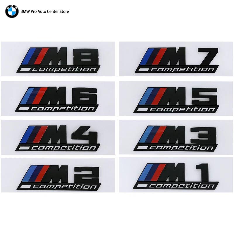 3D ABS Черный Логотип M1 M2 M3 M4 M5 M6 M7 M8 Эмблема Competition Наклейка на Задний Багажник Автомобиля Для BMW M1 M2 M3 M4 M5 M6 M7 M8 Аксессуары