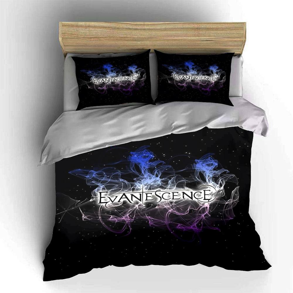 Evanescence Glow Art Design Bedding Duvet Cover Set Duvet Cover Pillowcases (1*Duvet Cover 2*Pillowcases, without duvet insert)