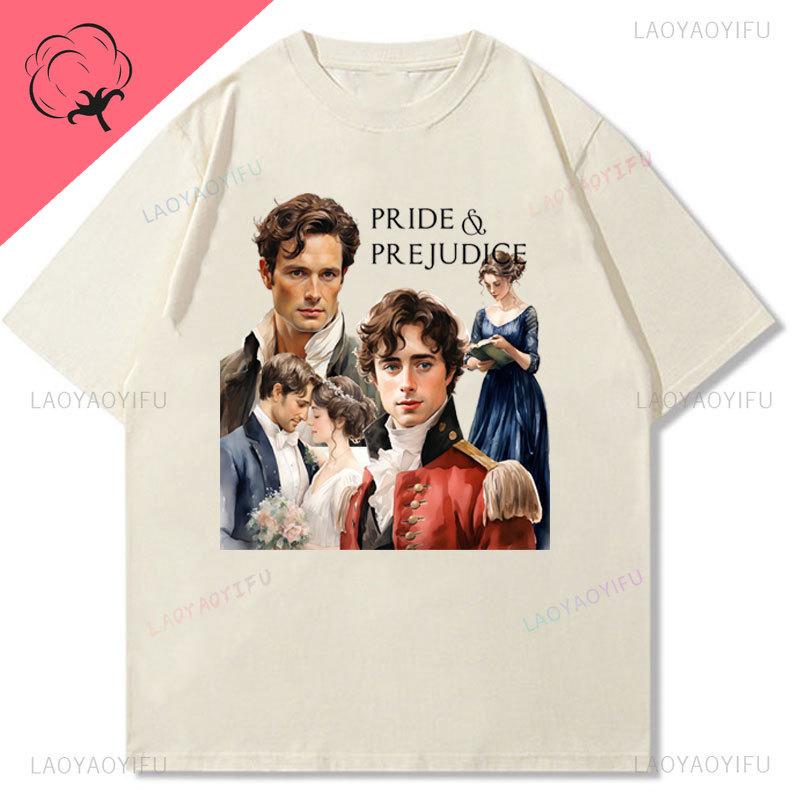 Movie Camiseta Pride And Prejudice T Shirt Retro Style Cotton ONeck Short Sleeve Graphic T Shirts Vintage Fashion Y2k Clothes