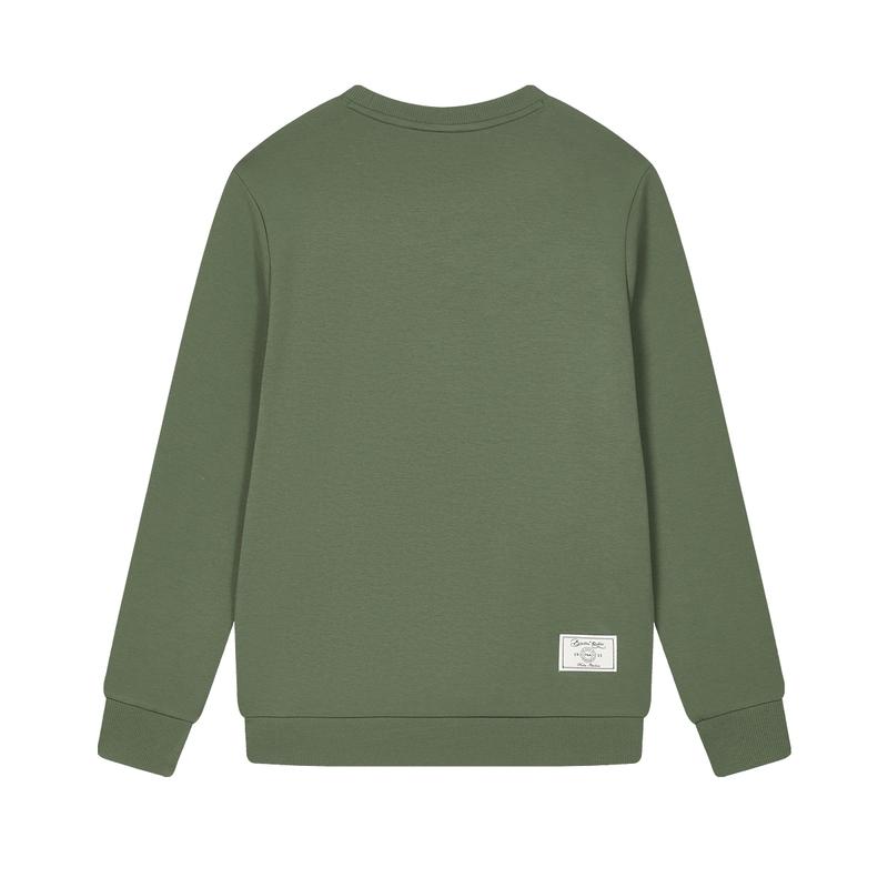 Fila Свежий модный тренд Худи Мужские худи Военно-зеленый F11M439211FKK