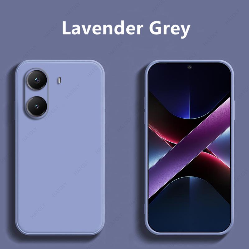 Жидкий силиконовый чехол для телефона Xiaomi Poco X7 Pro, противоударный чехол Funda, задняя крышка для Xiaomi Poco X7