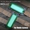 Тактический Molle Noctilucent Mark, уличные инструменты, пластиковые аксессуары Molle, рюкзак, снаряжение, охота, туризм, Edc, сумка, светящийся кулон