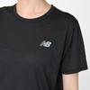 New Balance Женская футболка с коротким рукавом Dry Athletics BKH (WT41253) Быстросохнущие (Черный вереск)