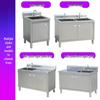 Рабочая станция кухонной мойки Yutairui из нержавеющей стали 304