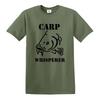 Carp whisperer mens tshirt carp fishing fisherman angling gift present top