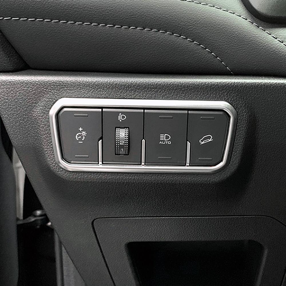 Для Haval F7 F7X 2018-фары, кнопка включения лампы, декоративная крышка, накладка, рамка фары из нержавеющей стали