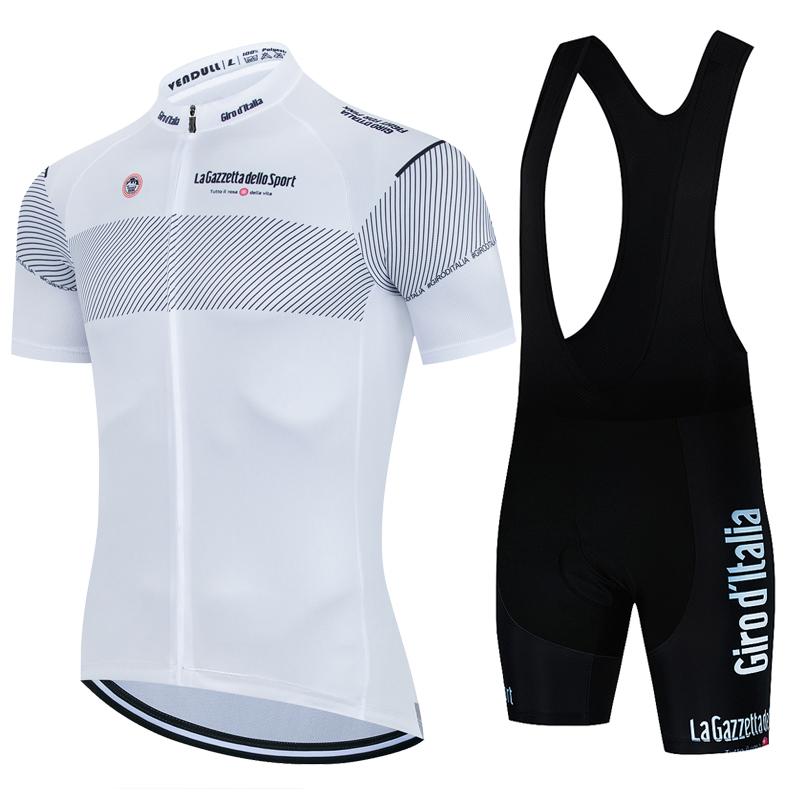 Bicycle Clothes Cycling Jersey Set Summer Tour of Italy Road Bike Short Sleeve Cycling Clothing Men Mtb Jersey Set Sport Wear