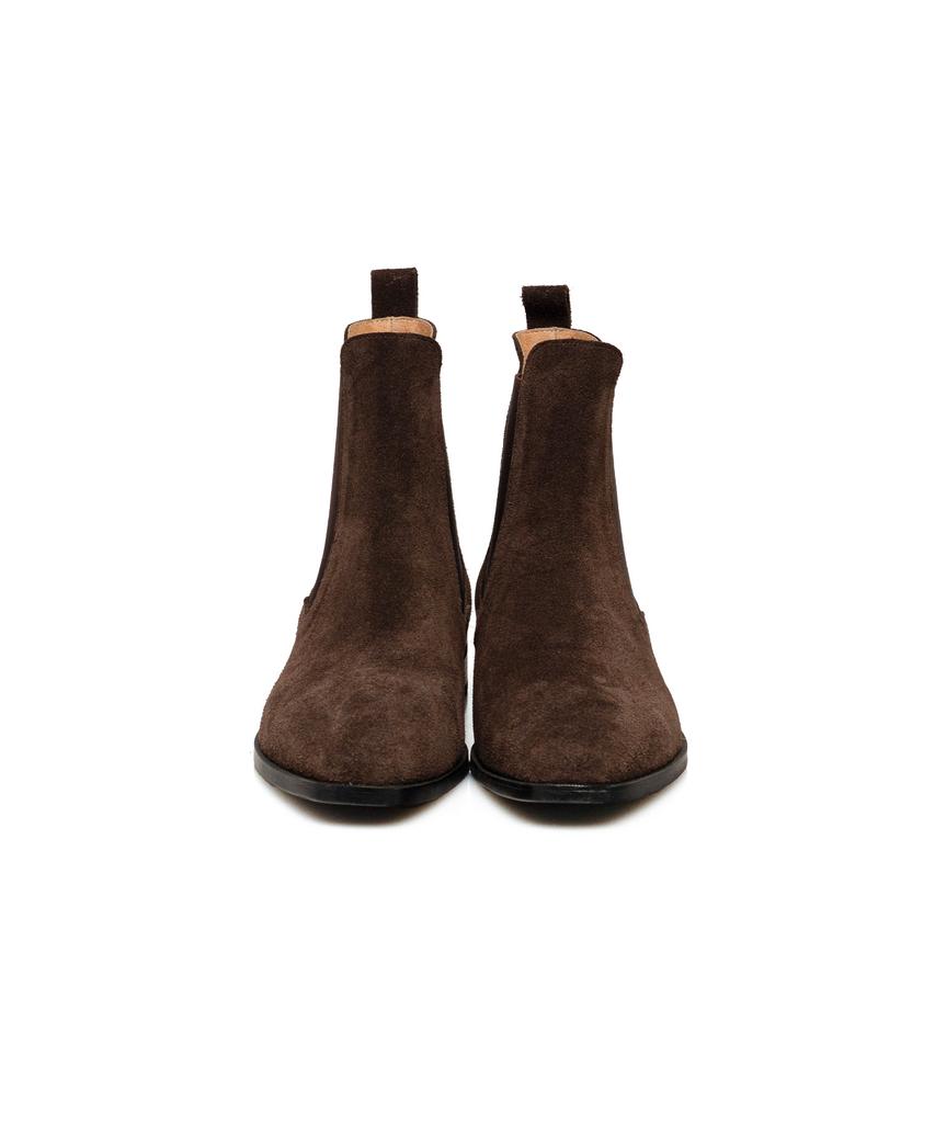 Allclassic Alc126 Adore Chelsea Boots_D.Brown Suede