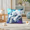 One Piece Silvers Rayleigh Anime Plush Pillow Cover Soft Short Plush Cushion Cover For Sofa Bedroom Home Decor Gift Decoration