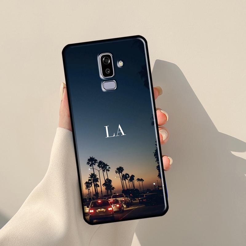Чехол Лос-Анджелес Калифорния для Samsung Galaxy J3 J5 J7 2017 A3 A5 J1 2016 J4 J6 Plus A6 A7 A8 A9 J8 2018 Coque