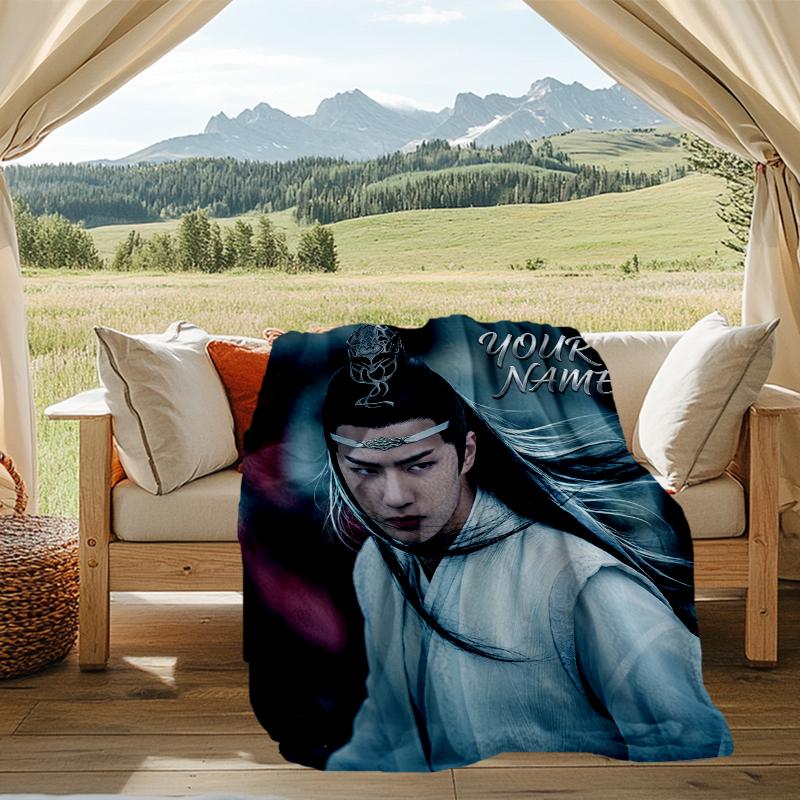 Custom Name The Untamed Flannel Fleece Blanket Cozy Warm Throw Blanket For Couch Bed Travel All Season Use