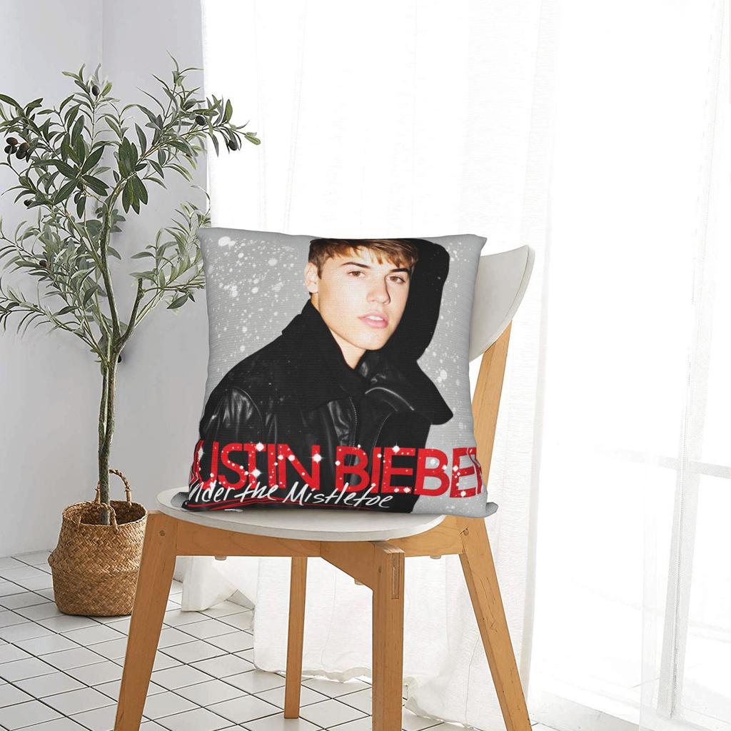 Justins Biebers Pillow Cover Print Cushion Cover Morden Pillow Case For Couch Sofa Bedroom