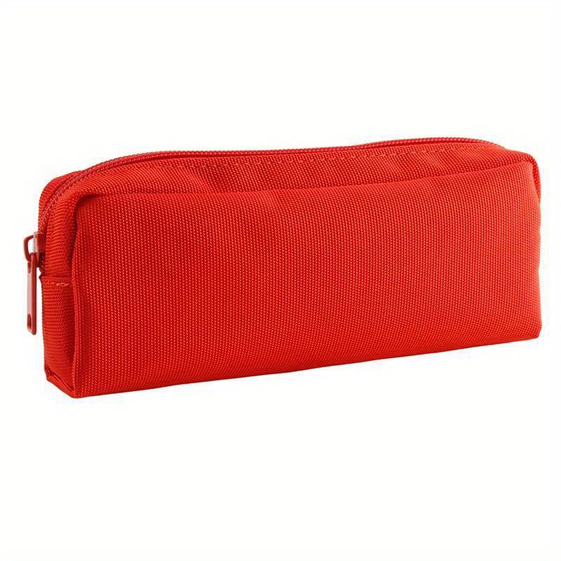 Пенал черный канцелярский чехол для карандашей Trousse Pencil Pouch Supplies Solid Color Pencilcase