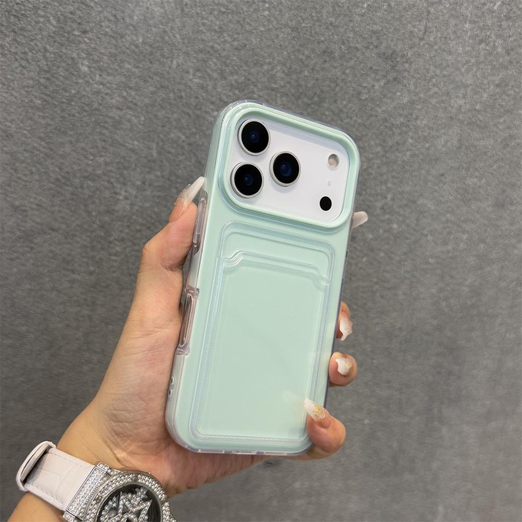 17pro Max Кошелек с кармашком для фотокарточки Мягкий чехол для телефона конфетного цвета для For Iphone 17 16 1 14 13 12 Pro Max 17Air Ударопрочный чехол
