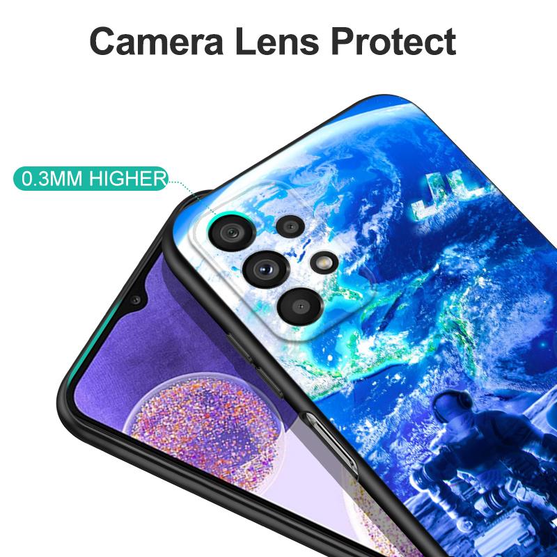 Black Tpu Case For OPPO A32 A33 A53 A53S A54 A55 A73 A74 A76 A77 A91 A94 A95 A93S A92S 4G 5G JUL