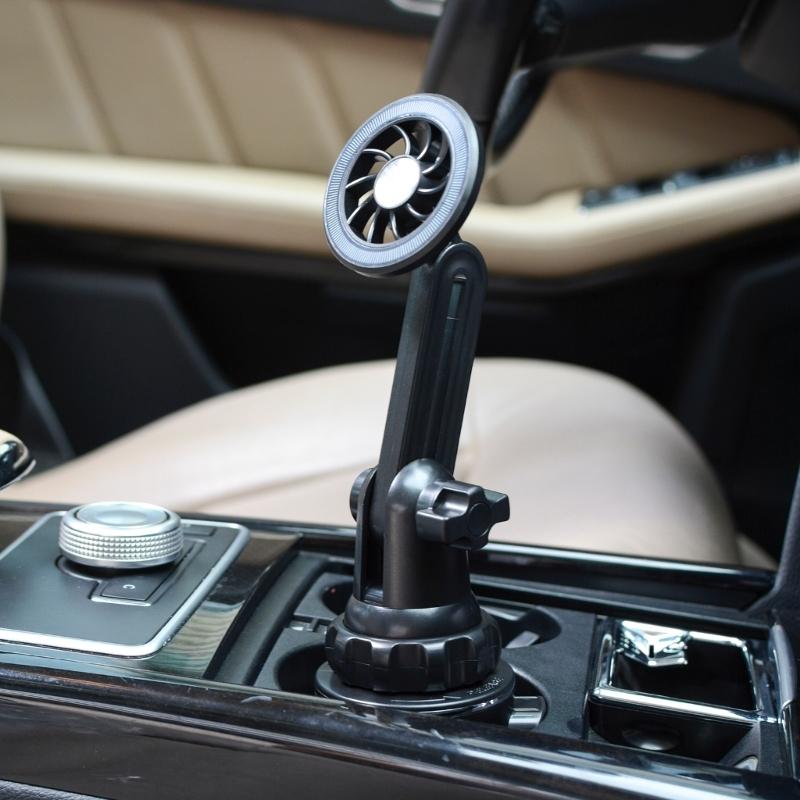 Магнитный держатель для телефона в подстаканник автомобиля Легкое управление одной рукой Подставка для телефона Поддержка смартфонов от 3 до 7 дюймов