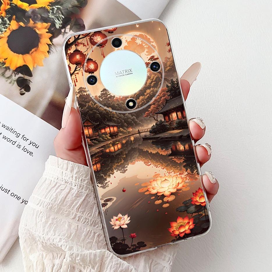 Чехол для Honor X9a Magic5 Lite Популярный Роскошный Расписной Чехол Мягкий Тонкий Чехол для Телефона Для Honor Magic 5 Lite HonorX9a Задняя Крышка Сумки